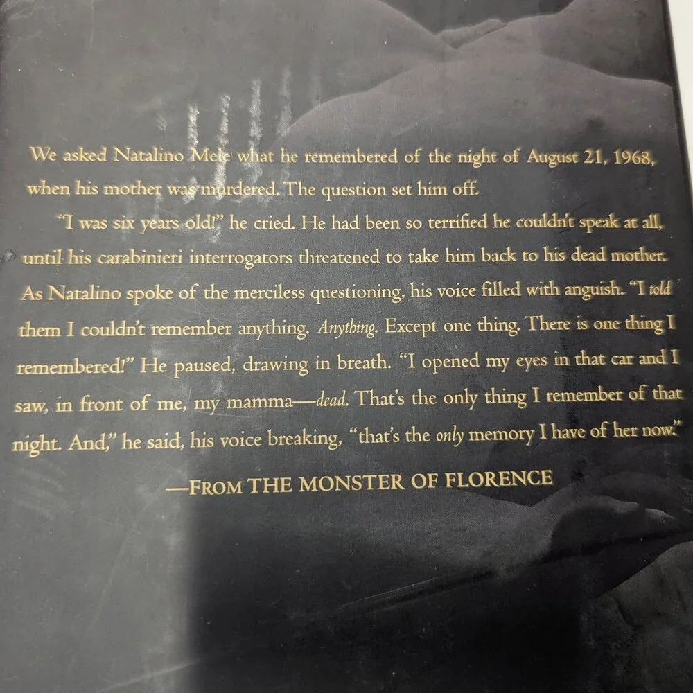 The Monster of Florence Hardback Book by Douglas Preston and Mario Spezi
